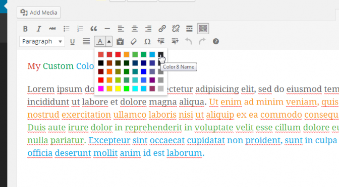 How To Add Custom Colours To TinyMCE 4 in WordPress 3.9+